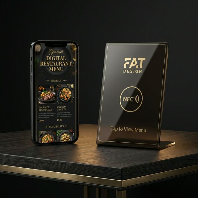 Gastro Menü NFC Mockup 2